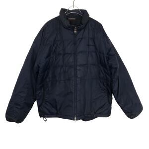 Timberland Men's Navy Blue Down Puffer Jacket Parka Coat XL